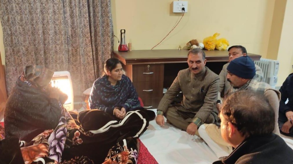 Sukhu condoles demise of MLA's father Sukhu condoles demise of MLA's father HIMACHAL HEADLINES