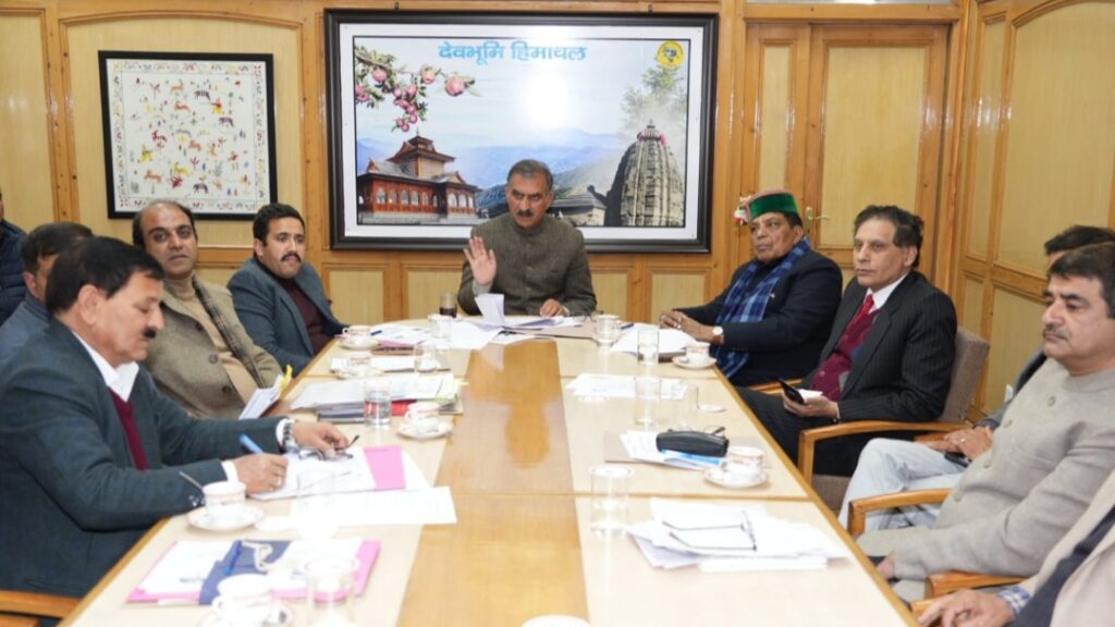 Sukhu reviews works of various departments HIMACHAL HEADLINES