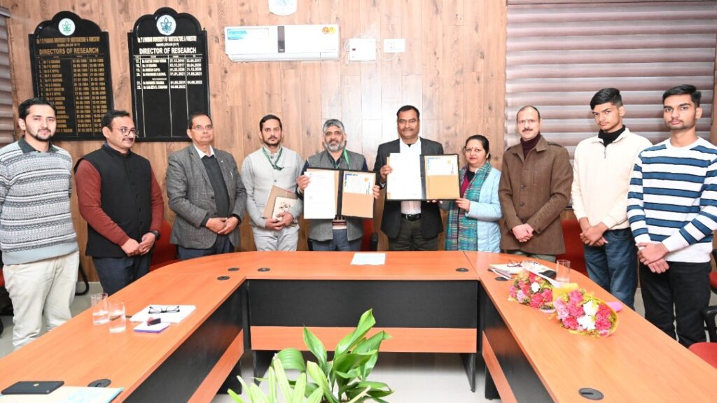 Nauni varsity, Barita Agribusiness ink pact for Carbonated Spiced Apple Drink tech transfer HIMACHAL HEADLINES