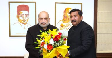 Agnihotri meets Home Minister, Urges him to allocate adequate funds for Himachal HIMACHAL HEADLINES