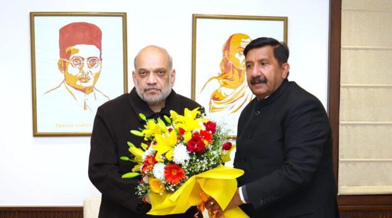 Agnihotri meets Home Minister, Urges him to allocate adequate funds for Himachal HIMACHAL HEADLINES
