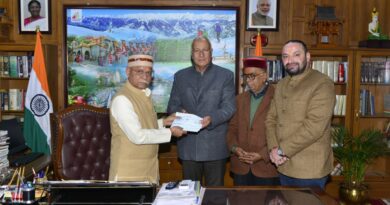 Lokendra Mohan Chandel Donates Rs. 50.2 Lakh for Mahakumbh Food Arrangements Lokendra Mohan Chandel Donates Rs. 50.2 Lakh for Mahakumbh Food Arrangements HIMACHAL HEADLINES