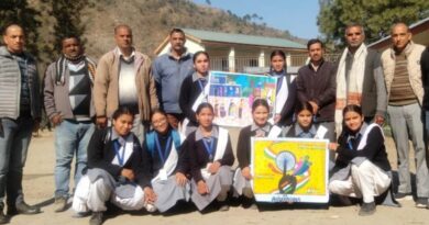 Riya got first place in speech and Priyanka in painting Riya got first place in speech and Priyanka in painting HIMACHAL HEADLINES