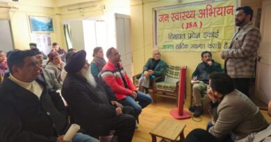 Health Camp in Sanjauli Raises Awareness on Lifestyle Diseases and Public Health Issues HIMACHAL HEADLINES
