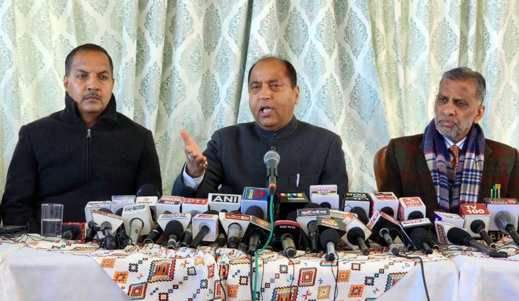 Priority is being decided for those Congress MLAs who are close to the Chief Minister: Jairam HIMACHAL HEADLINES