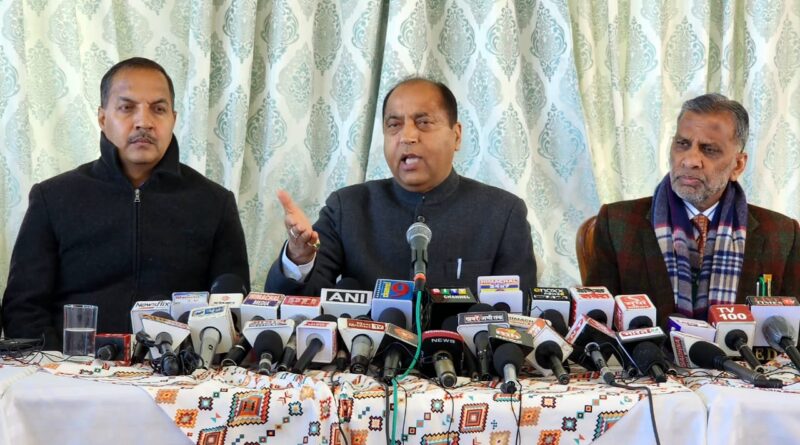 Priority is being decided for those Congress MLAs who are close to the Chief Minister: Jairam HIMACHAL HEADLINES