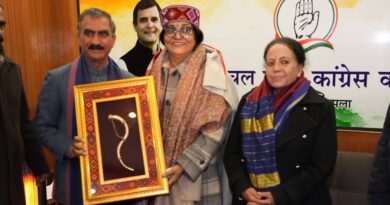 Sukhu meets Congress-in-Charge Rajni Patil HIMACHAL HEADLINES