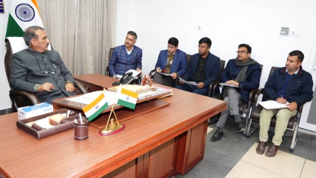 CM Sukhu emphasizes digitization of RD and PR department to strengthen rural economy HIMACHAL HEADLINES