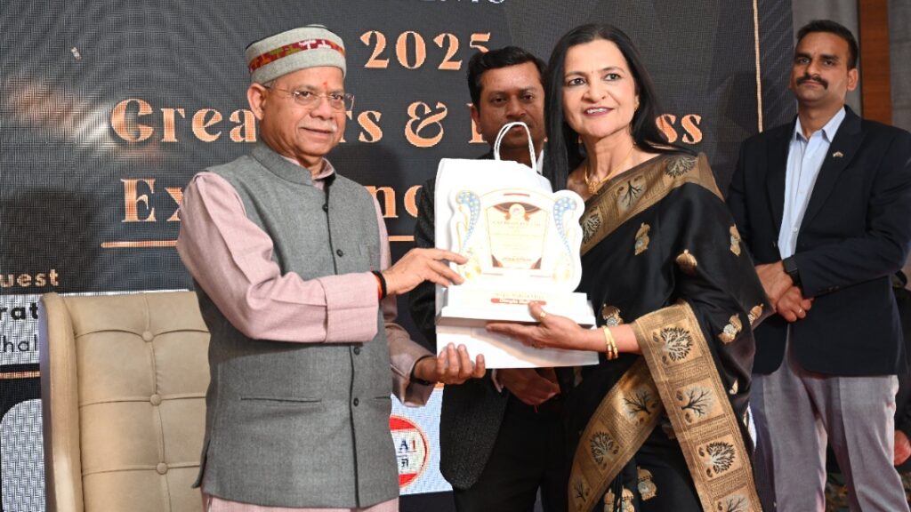 Himachal Governor Confers 2025 Creator & Business Excellence Awards HIMACHAL HEADLINES