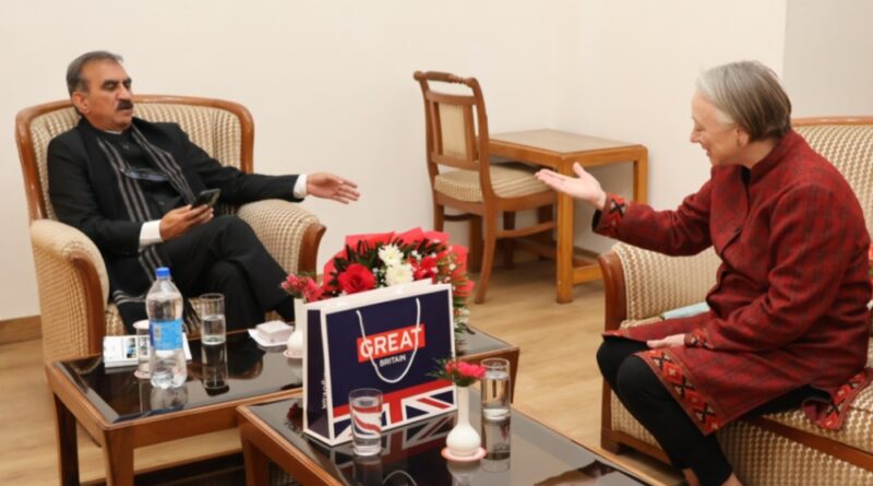 British Deputy High Commission Delegation meets CM to strengthen UK-Himachal Pradesh ties British Deputy High Commission Delegation meets CM to strengthen UK-Himachal Pradesh ties HIMACHAL HEADLINES