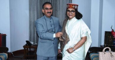 HPCC in-charge Rajni Patil calls on CM Sukhu HIMACHAL HEADLINES
