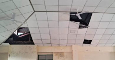 The ceiling of Science Block Junga collapsed just two years after its construction HIMACHAL HEADLINES