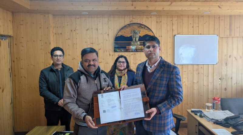 Rural Development Department, UltraTech Cement signs MoU for co-processing of non-recyclable plastic waste HIMACHAL HEADLINES