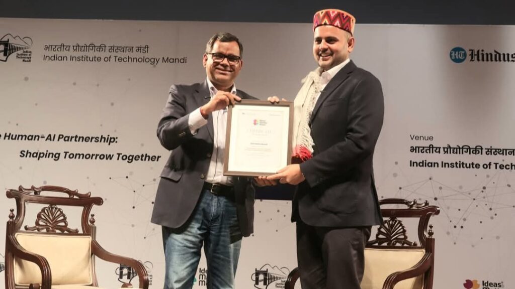 Harnessing AI for a Smarter Future: Gokul Butel at IIT Mandi’s 'Idea Matter Most' Talk Show HIMACHAL HEADLINES