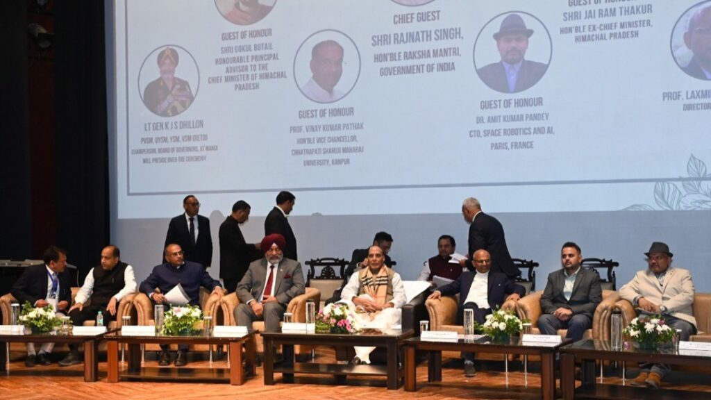 Rajnath Singh exhorts students at IIT Mandi to adopt the mindset of "Initiate, Innovate and Transform" Rajnath Singh exhorts students at IIT Mandi to adopt the mindset of "Initiate, Innovate and Transform" HIMACHAL HEADLINES