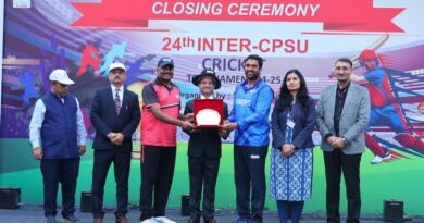 SJVN successfully organized 24th Inter-CPSU Cricket Tournament HIMACHAL HEADLINES