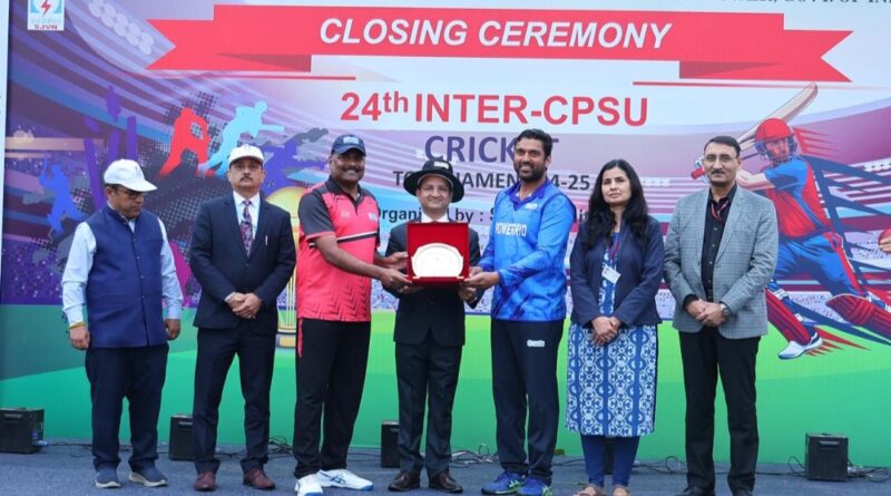 SJVN successfully organized 24th Inter-CPSU Cricket Tournament HIMACHAL HEADLINES