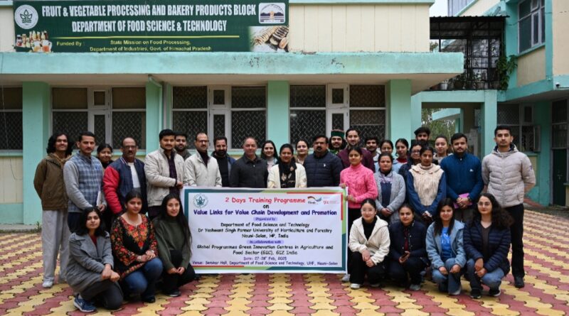 Students Gain Insights on Value Links for Value Chain Development HIMACHAL HEADLINES