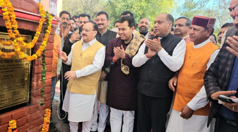 Nadda attacks Congress, I am the health minister can fix eyes but cannot give vision HIMACHAL HEADLINES