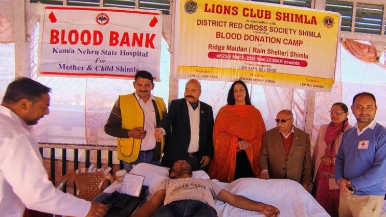 Lions Club Shimla Organizes Successful Blood Donation Camp to Strengthen Community Health HIMACHAL HEADLINES