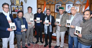 Sukhu releases 'Rohtang: Aar Paar' book HIMACHAL HEADLINES