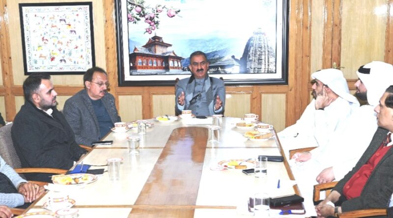UAE expresses keen interest to invest in tourism and green energy in Himachal HIMACHAL HEADLINES