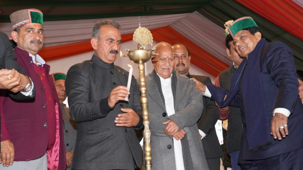 Sukhu lay Foundation Stones of Rs. 30.9 crore in Shahpur Sukhu lay Foundation Stones of Rs. 30.9 crore in Shahpur HIMACHAL HEADLINES