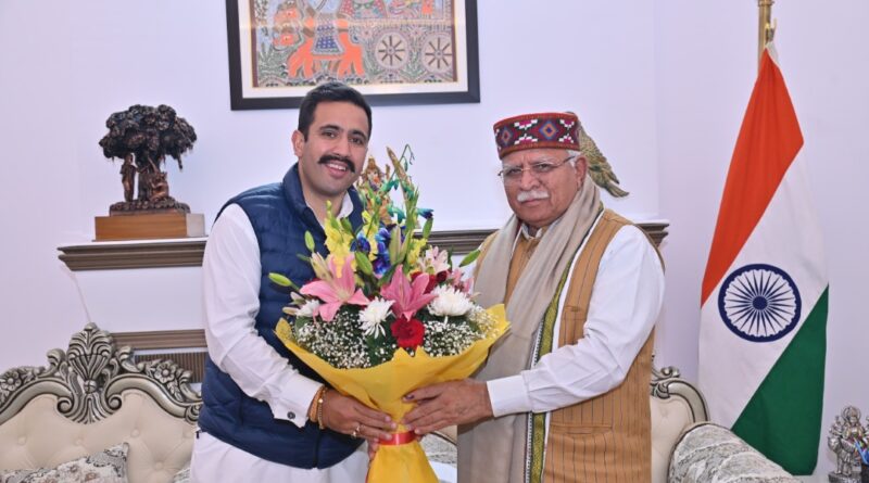 PWD Minister calls on Union Minister for Housing and Urban Affairs HIMACHAL HEADLINES