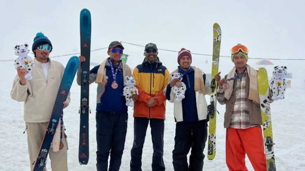 Himachal Ski Mountaineering Team Bags Bronze at Khelo India Winter Games 2025 HIMACHAL HEADLINES