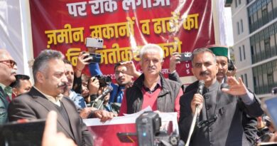 Himachal Government to protect farmers from displacement at any cost : Sukhu HIMACHAL HEADLINES