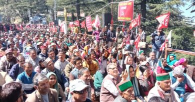 Farmers Rally in Shimla: Demanding Land Rights and Halt to Evictions HIMACHAL HEADLINES