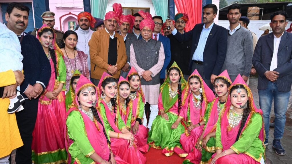 Governor Shukla participates in Shobha Yatra at National-Level Holi Festival Governor Shukla participates in Shobha Yatra at National-Level Holi Festival HIMACHAL HEADLINES