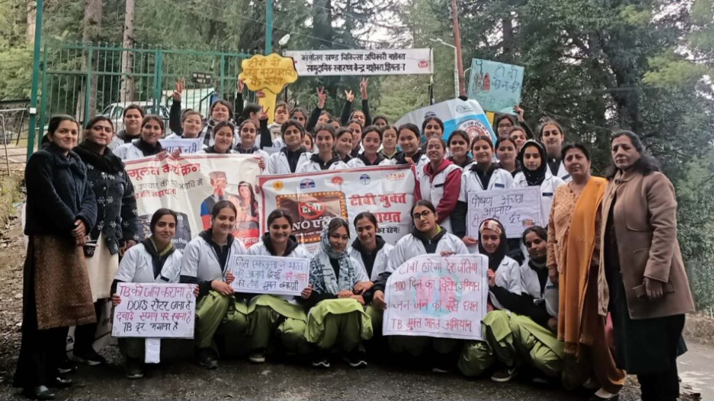 Mashobra echoed with the slogans of TB will lose-the country will win HIMACHAL HEADLINES