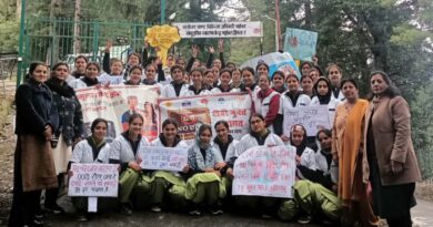 Mashobra echoed with the slogans of TB will lose-the country will win HIMACHAL HEADLINES