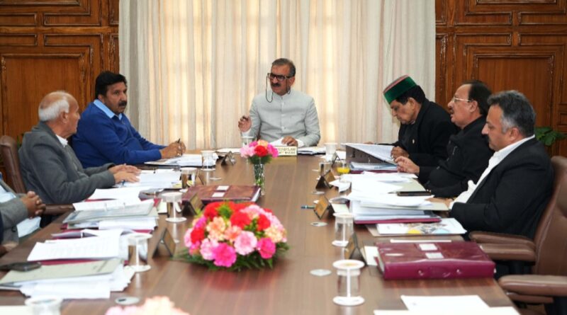 Himachal Cabinet Decisions Himachal Cabinet Decisions HIMACHAL HEADLINES