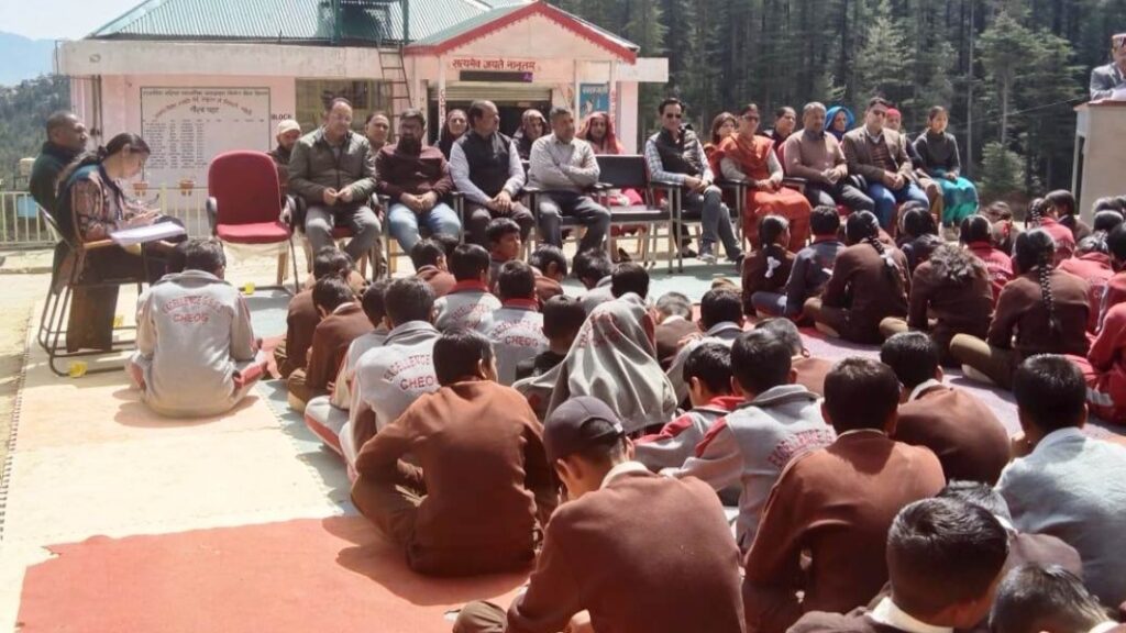 Education dialogue organized in Chiyog school HIMACHAL HEADLINES