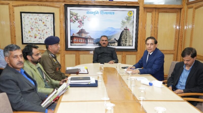 CM Sukhu directs SPs to prepare detailed dossier on drugs network by April 20 HIMACHAL HEADLINES
