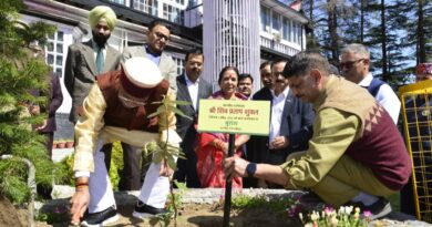 Governor Shukla Celebrates Birthday by Planting a Sapling HIMACHAL HEADLINES