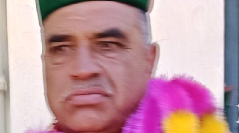 Bundharam retired after 29 years of service HIMACHAL HEADLINES