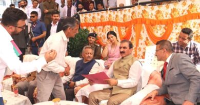 Chief Minister Sukhu listens to public grievances in village Daro Deoria of district Sirmaur HIMACHAL HEADLINES