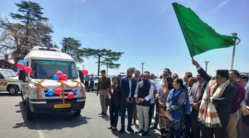 Vehicles flagged of under 'Care on wheels' initiative HIMACHAL HEADLINES
