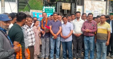 ENC Joginder Chauhan was warmly welcomed in Rajgarh on his retirement HIMACHAL HEADLINES
