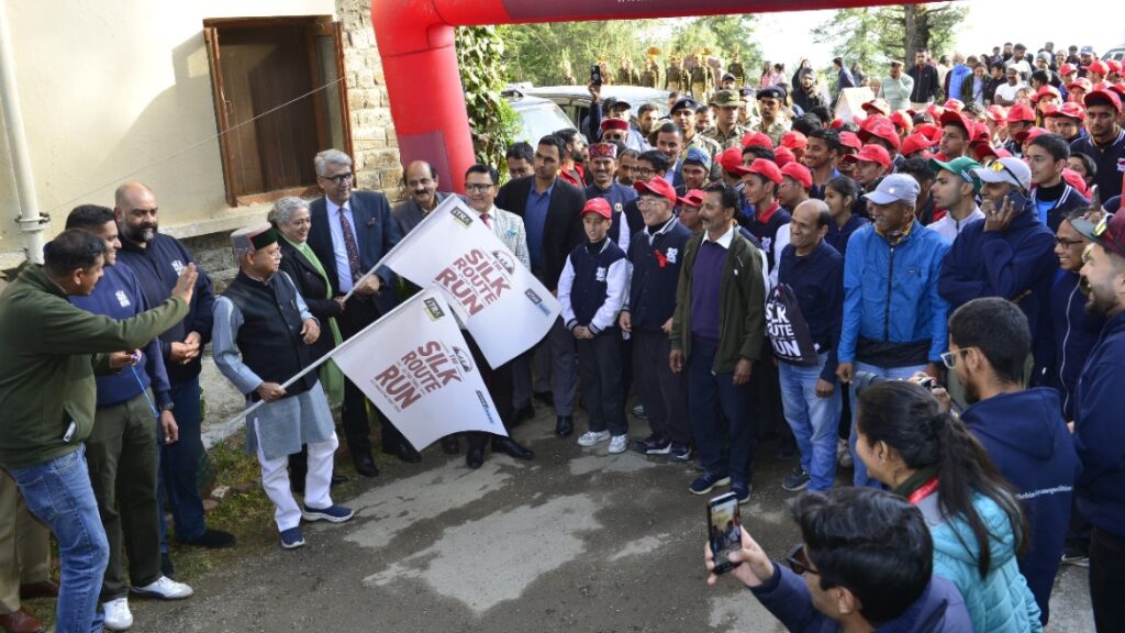 Governor Shukla Flags Off 5th Silk Route Ultra Trail Run at Narkanda HIMACHAL HEADLINES