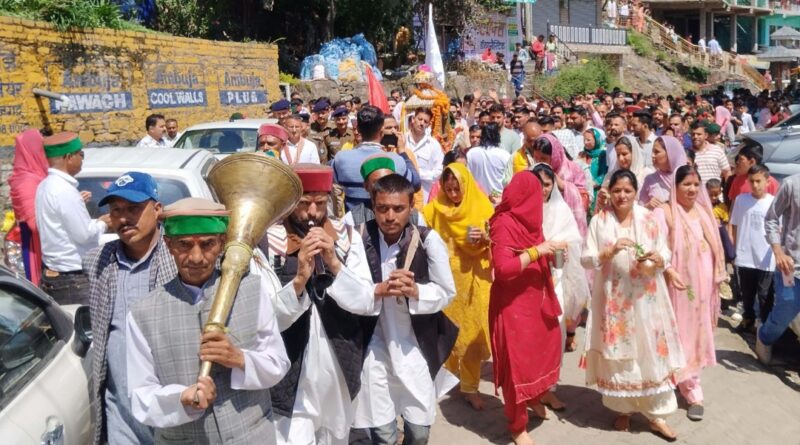 Baisakhi fair started with the procession of Shirgul deity Baisakhi fair started with the procession of Shirgul deity HIMACHAL HEADLINES