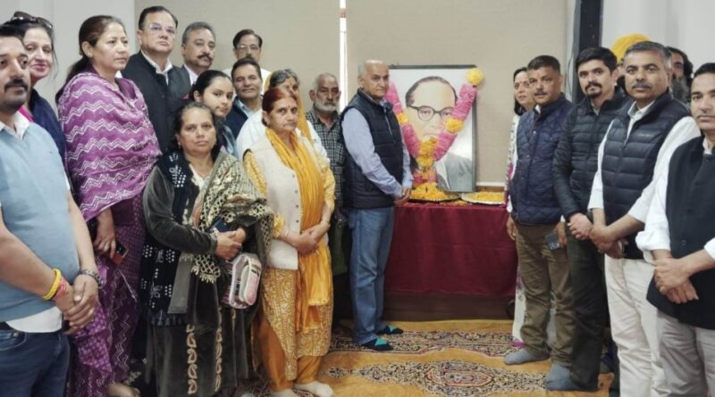 Shimla Mayor Surendra Chauhan remembered Baba Saheb Ambedkar HIMACHAL HEADLINES