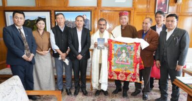 Delegation of Tibetan Government, led by PM Penpa Tsering, called on CM Sukhu HIMACHAL HEADLINES