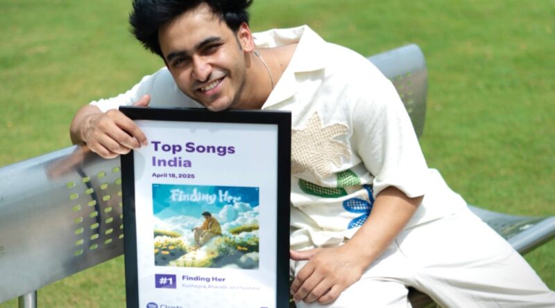 Musician Kushagra’s “Finding Her” Hits No. 1 on Spotify India—An Independent Artist Outshining Bollywood Giants HIMACHAL HEADLINES