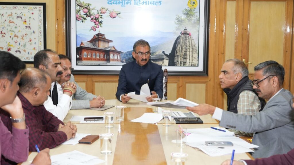 Forest department to file review petition for regularization of roads under FRA provisions: Sukhu HIMACHAL HEADLINES