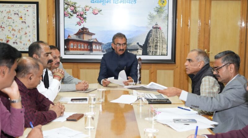 Forest department to file review petition for regularization of roads under FRA provisions: Sukhu Forest department to file review petition for regularization of roads under FRA provisions: Sukhu HIMACHAL HEADLINES