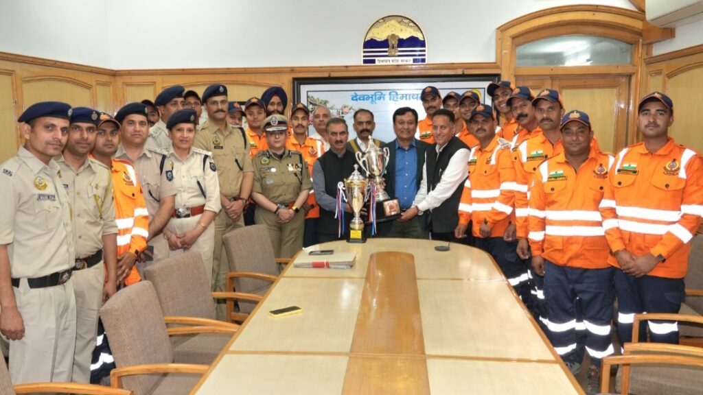 CM Sukhu congratulates SDRF for securing first position in national competitions HIMACHAL HEADLINES